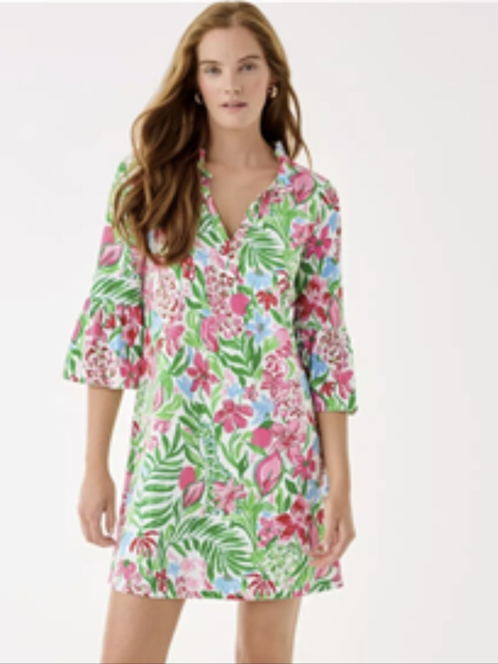 Lilly Pulitzer Hayes Dress In Multi Glowing Gardens